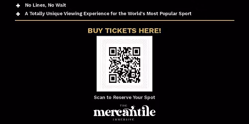 Premiere Soccer Watch Party: The World Stage Comes to The Mercantile!