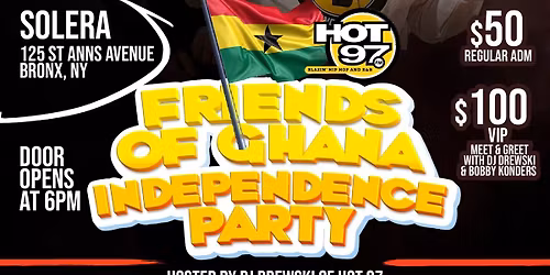 Ghana Independence Party NYC 2026