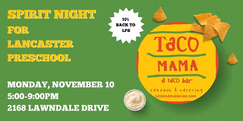 Spirit Night @ Taco Mama