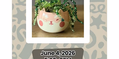 Sip and Bead: Beaded Plant Workshop