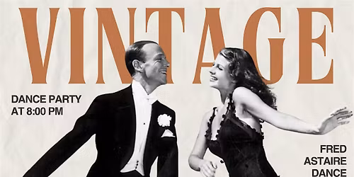 Fred Astaire Vintage Ballroom Dance Party