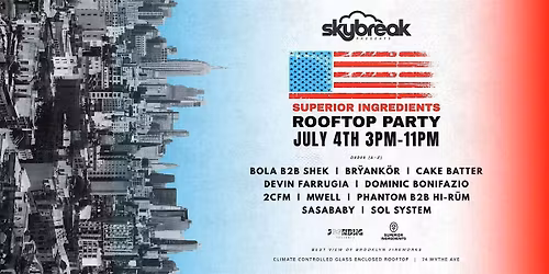 Fireworks & Frequencies: July 4th at Superior Ingredients