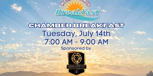 July Chamber Membership Breakfast