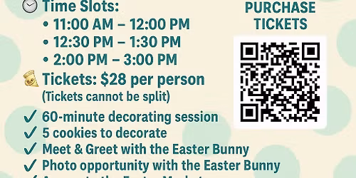 Cookie Decorating with the EASTER BUNNY