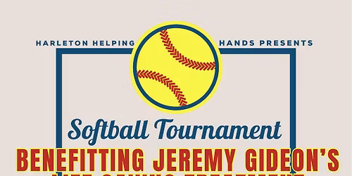 Softball Tournament Benefitting Jeremy Gideon