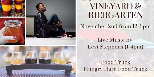 Sunday at the Vineyard and Biergarten!