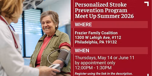 Personalized Stroke Prevention Program Meet Up