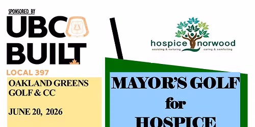 Mayor's Golf for Hospice Norwood 