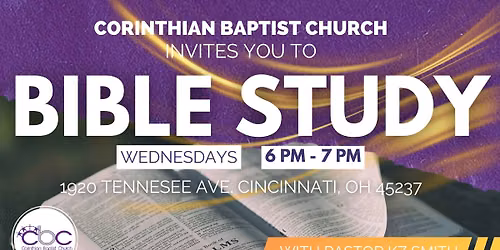 Wednesday Bible Study w\/ Pastor Kz Smith