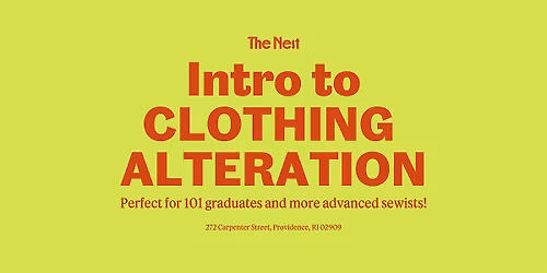 Clothing Alteration Workshop