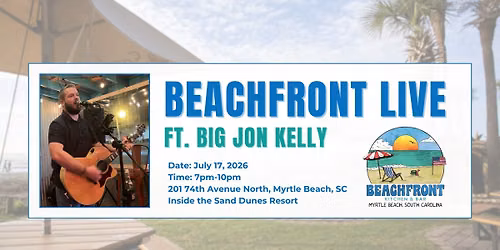 Beachfront Live ft\/ Big Jon Kelly