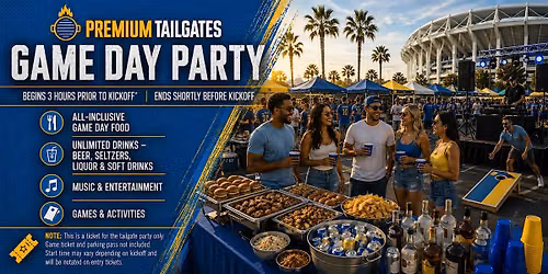 Premium Tailgate Party: Los Angeles Chargers vs. Denver Broncos