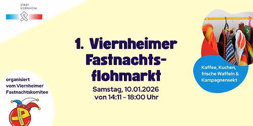 1.Viernheimer Fastnachtsflohmarkt \ud83c\udf89\ud83c\udfad