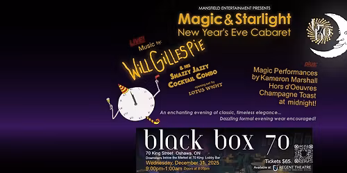 Magic and Starlight New Year's Eve Cabaret at Black Box 70