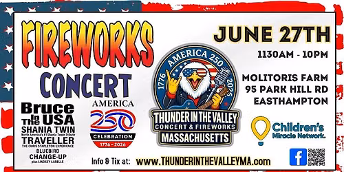 Thunder in the Valley Concert & Fireworks