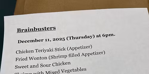 Brainbuster Christmas Dinner