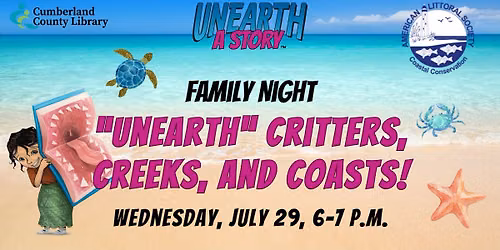 Family Night \u2013 \u201cUnearth\u201d some Critters (and Creeks and Coasts!) with the American Littoral Society!