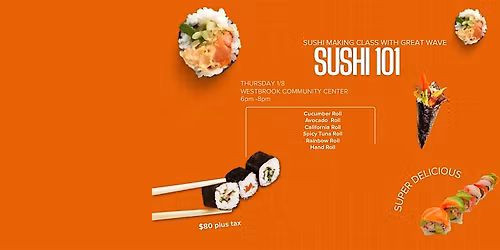 Sushi 101 with Great Wave