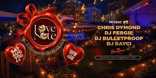 LOVE NOTE - A Soulful R&B and Lovers Rock Experience