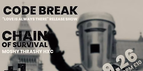 Code Break \u201cLove is always there\u201d Album Release Show