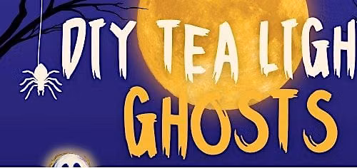 DIY Tea Light Ghosts