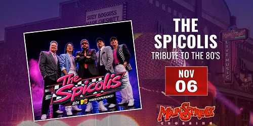 The Spicolis - Tribute to the 80's | LIVE at Main Street Crossing