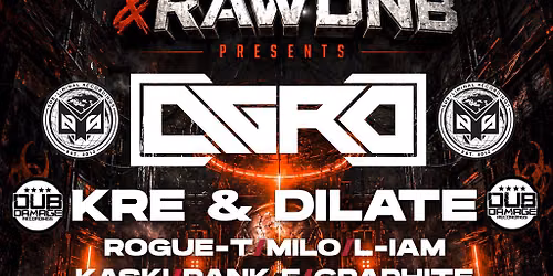 The Midnight Massacre & RAWDNB Presents AGRO KRE & DILATE