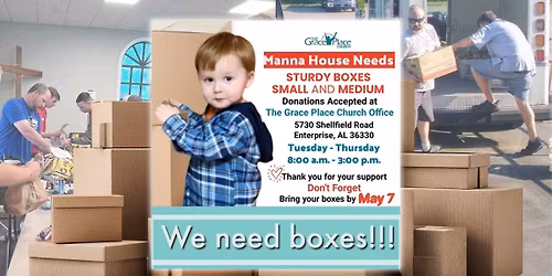 Stamp Out Hunger Boxes Needed