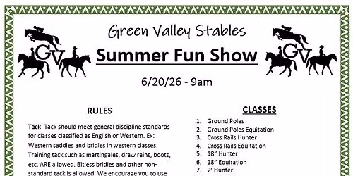 GVS Summer Fun Show