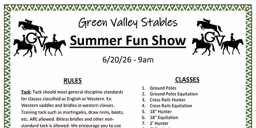 GVS Summer Fun Show