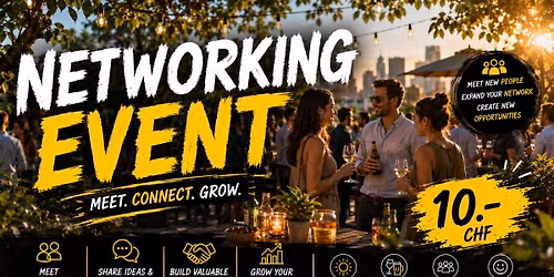\ud83e\udd1d Networking Ap\u00e9ro Basel | Business Meets Good Vibes