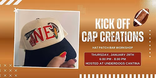 Kick Off Cap Creations: Hat Patch Bar Workshop