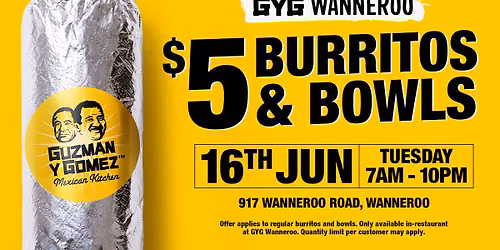 GYG Wanneroo $5 Opening Day