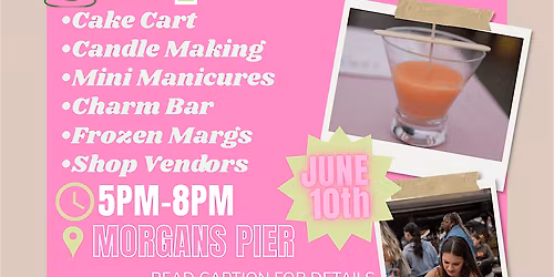 Summer Sip & Pour : Candle Making Class & Pop Up Shop