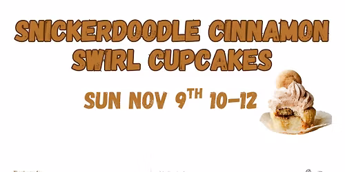 Snickerdoodle Cinnamon Swirl Cupcakes