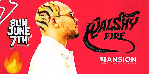 Walshy Fire from MAJOR LAZER live at Mansion Hamilton