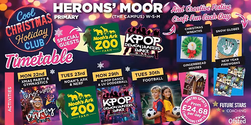 HERONS' MOOR (The Campus) CHRISTMAS HOLIDAY CLUB