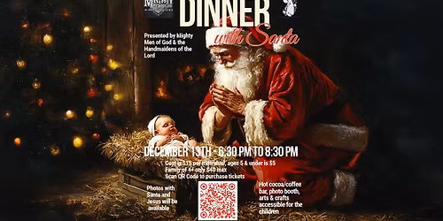 \ud83c\udf84\u2728 Dinner with Santa (and Jesus!) \u2728\ud83c\udf84