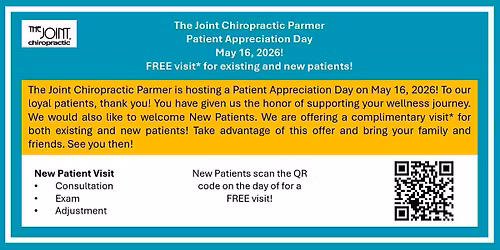 The Joint Chiropractic Parmer Patient Appreciation Day