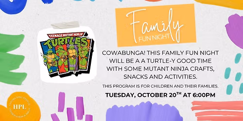 \ud83c\udf89\ud83e\udd29 Family Fun Night: Teenage Mutant Ninja Turtle Party \ud83d\udc22\ud83e\udd77\ud83c\udf55