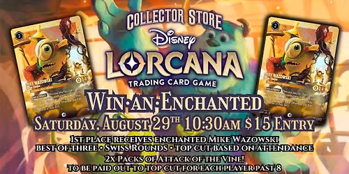 Lorcana TCG: Win-an-Enchanted Tournament! *Mike Wazowski*
