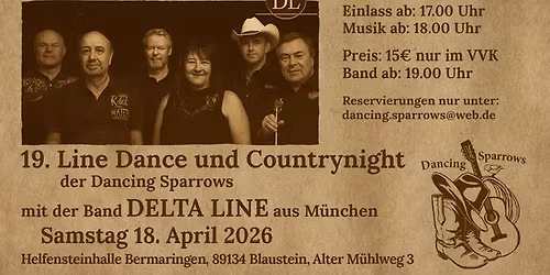19. Line Dance und Countrynight