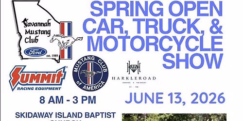 Spring Open Car, Truck, & Motorcycle Show