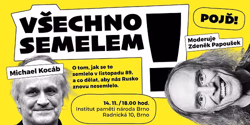 V\u0161echno semelem \u2014 beseda s Michaelem Koc\u00e1bem