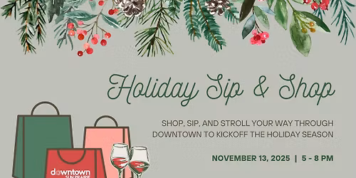 Holiday Sip & Shop