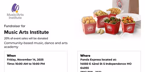 MAI Fundraiser at Panda Express