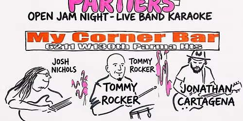 Open Jam Night/Live Band Karaoke@My Corner Bar In Parma Heights