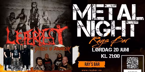 LEPERPEST\/\/HEART FOR THE CROW\/\/SOLDIERS OF ANARCHY p\u00e5 Ray's Bar