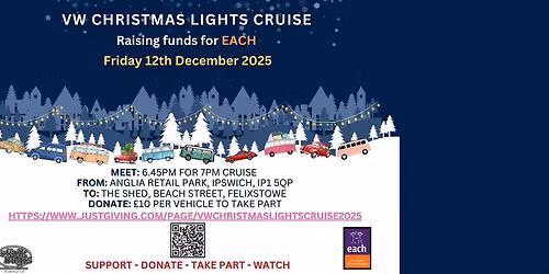 VW Christmas Lights Cruise 2025