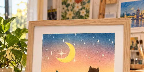 Slow Art: Create & Relax Pastel Workshop in Toronto - Halloween Special